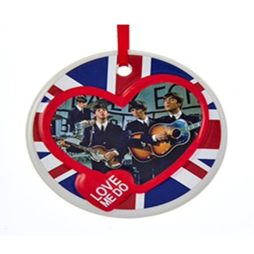 The Beatles Porcelain Disc Ornament